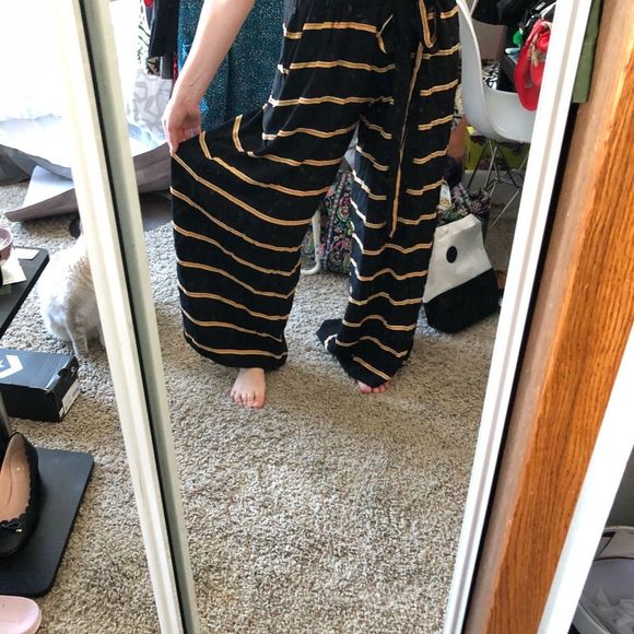 Faithfull the Brand Riley Stripe Halter Jumpsuit - Picture 7 of 8